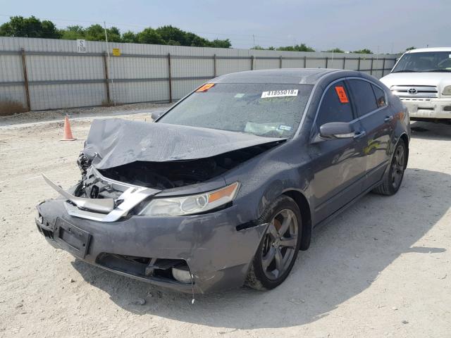 19UUA8F53BA006261 - 2011 ACURA TL GRAY photo 2