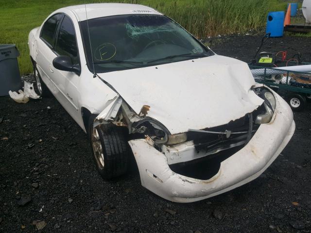 1P3ES46C21D295721 - 2001 PLYMOUTH NEON BASE 白色 照片 1