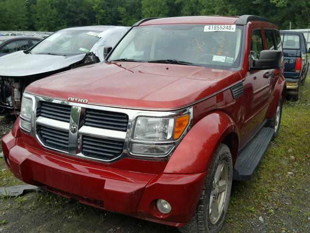 1D8GU58K17W566280 - 2007 DODGE NITRO SLT RED photo 2