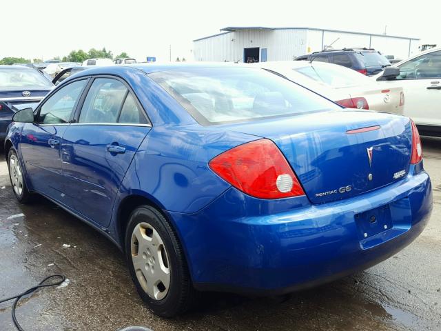 1G2ZF58B474156655 - 2007 PONTIAC G6 VALUE L BLUE photo 3