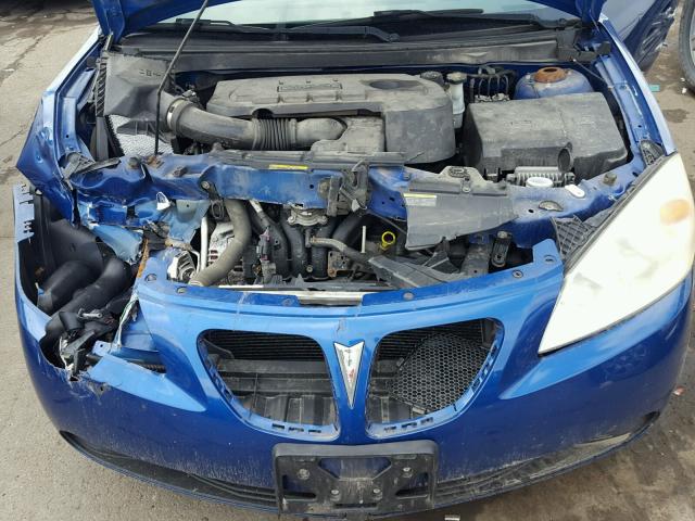 1G2ZF58B474156655 - 2007 PONTIAC G6 VALUE L BLUE photo 7