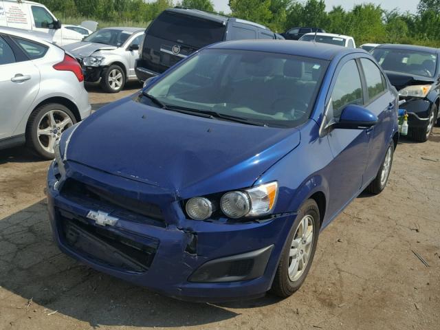 1G1JA5SH1C4205138 - 2012 CHEVROLET SONIC LS BLUE photo 2