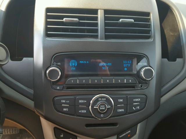 1G1JA5SH1C4205138 - 2012 CHEVROLET SONIC LS BLUE photo 9