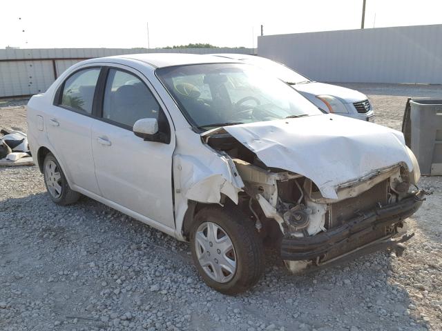 KL1TD56608B017382 - 2008 CHEVROLET AVEO BASE Biały zdjęcie 1