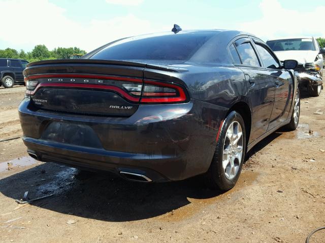 2C3CDXJG6GH140957 - 2016 DODGE CHARGER SX GRAY photo 4