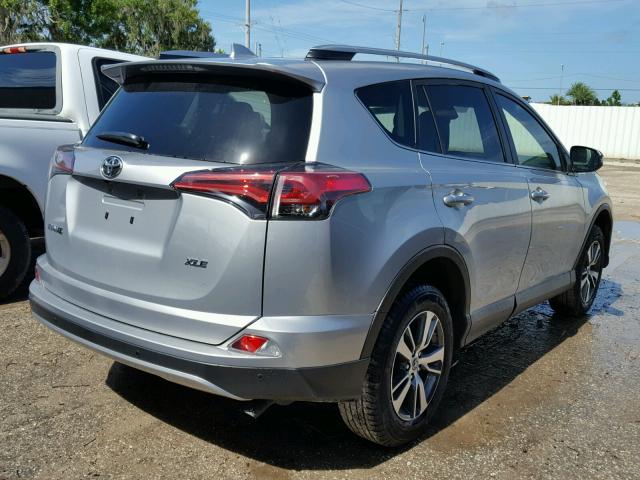 JTMWFREV2JJ170776 - 2018 TOYOTA RAV4 ADVEN SILVER photo 4