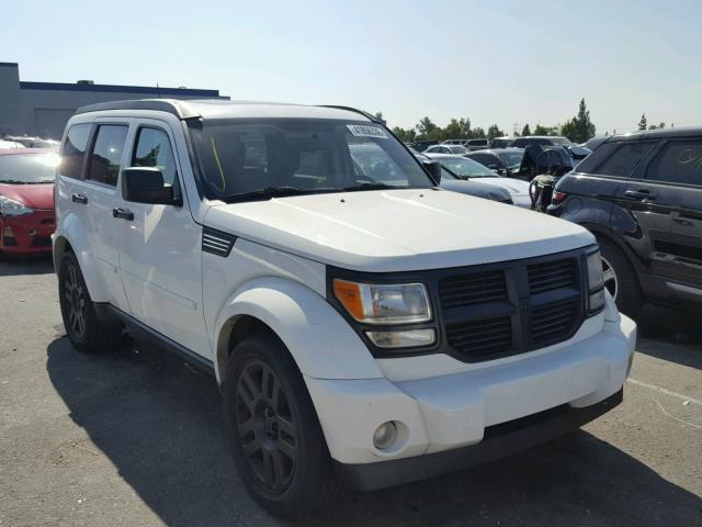 1D8GT58K87W548667 - 2007 DODGE NITRO SLT WHITE photo 1