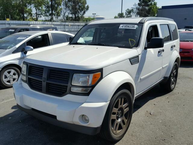 1D8GT58K87W548667 - 2007 DODGE NITRO SLT WHITE photo 2