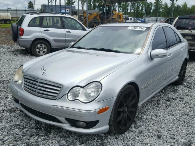 WDBRF52H07E026311 - 2007 MERCEDES-BENZ C 230 GRAY photo 2