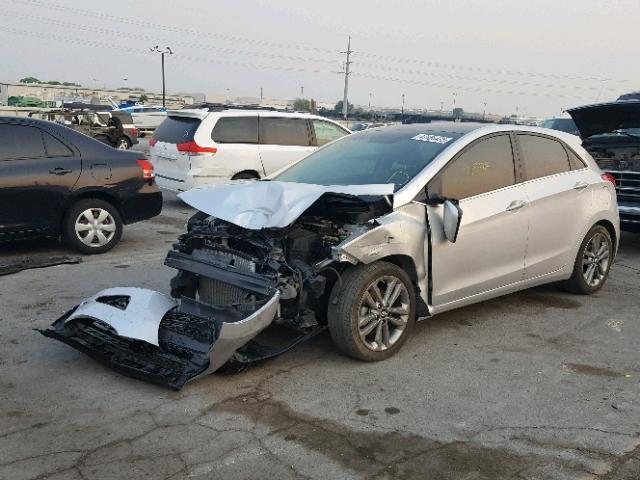 KMHD35LH3GU316272 - 2016 HYUNDAI ELANTRA GT SILVER photo 2