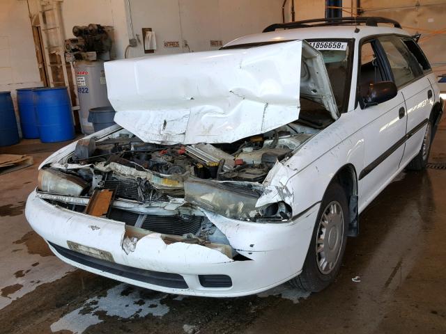 4S3BK6353S7345997 - 1995 SUBARU LEGACY L/O WHITE photo 2