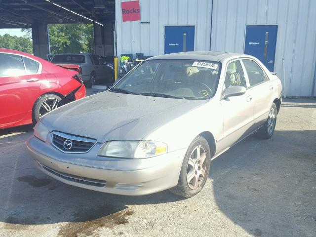 1YVGF22D625271590 - 2002 MAZDA 626 ES TAN photo 2