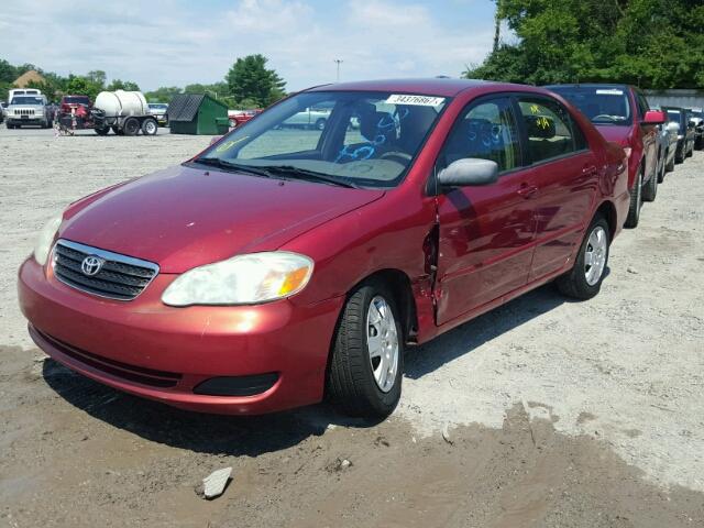 1NXBR32E56Z686901 - 2006 TOYOTA COROLLA CE RED photo 2