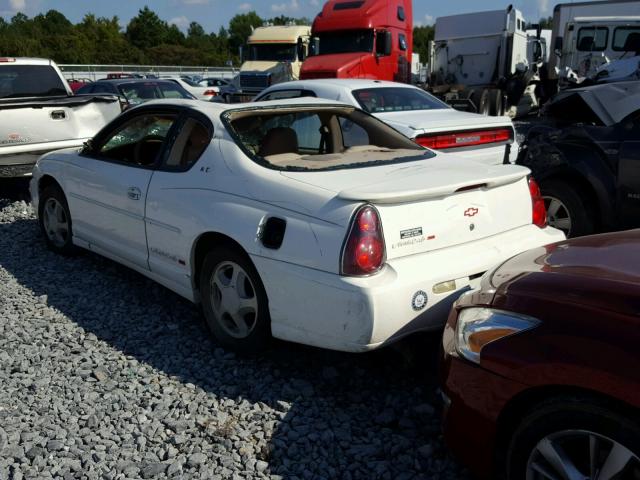 2G1WX12K239385817 - 2003 CHEVROLET MONTE CARL WHITE photo 3