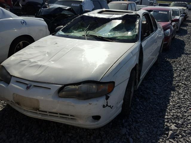 2G1WX12K239385817 - 2003 CHEVROLET MONTE CARL WHITE photo 9