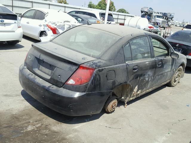 1G8AJ55F37Z162054 - 2007 SATURN ION LEVEL BLACK photo 4