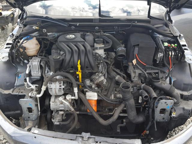 3VW1K7AJXEM379265 - 2014 VOLKSWAGEN JETTA BASE Մոխրագույն լուսանկար 7