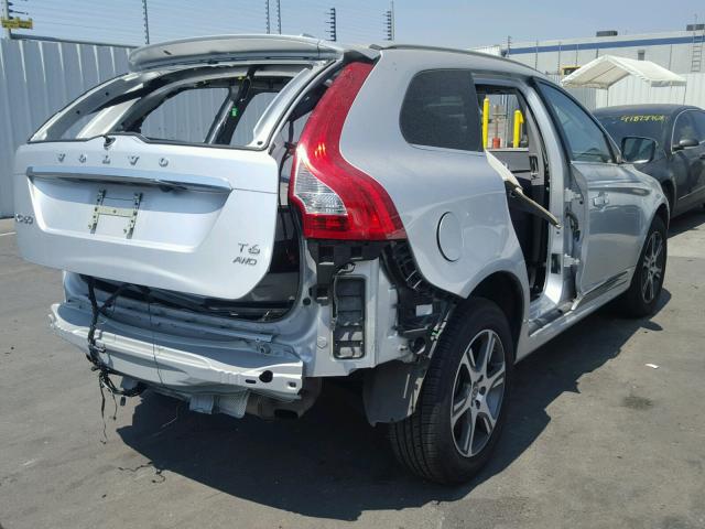 YV4902DZ6E2503634 - 2014 VOLVO XC60 T6 SILVER photo 4