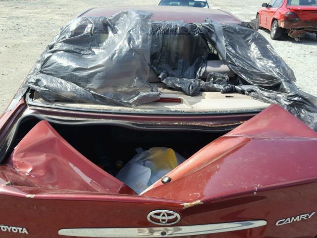 4T1BE32K15U016651 - 2005 TOYOTA CAMRY LE წითელი ფოტო 9