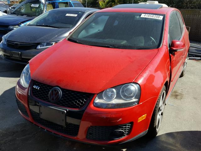 WVWEV71K56W099260 - 2006 VOLKSWAGEN NEW GTI RED photo 2