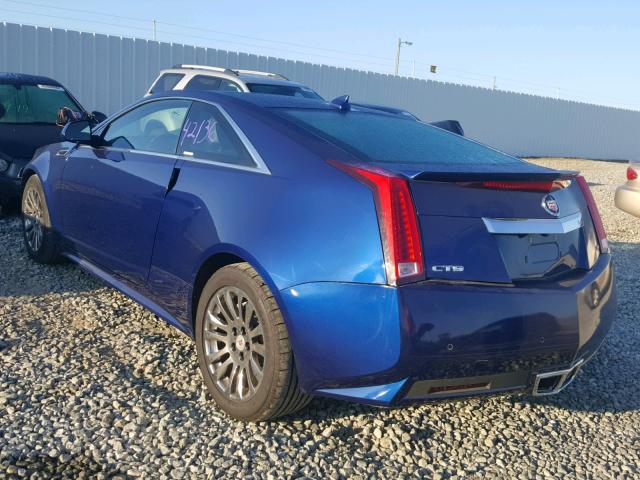 1G6DD1E31E0188715 - 2014 CADILLAC CTS PREMIU BLUE photo 3