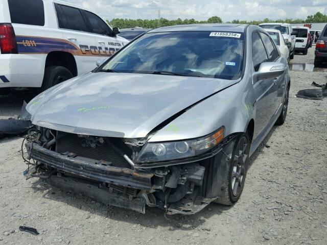 19UUA76597A020554 - 2007 ACURA TL TYPE S SILVER photo 2