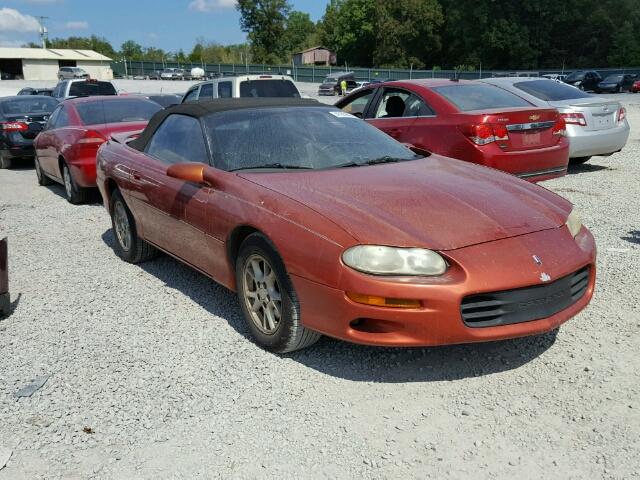 2G1FP32K422119329 - 2002 CHEVROLET CAMARO ORANGE photo 1