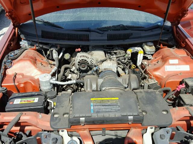 2G1FP32K422119329 - 2002 CHEVROLET CAMARO ORANGE photo 7