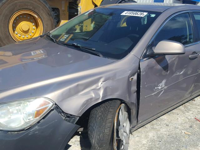 1G1ZH57B68F203786 - 2008 CHEVROLET MALIBU 1LT 棕色 照片 9