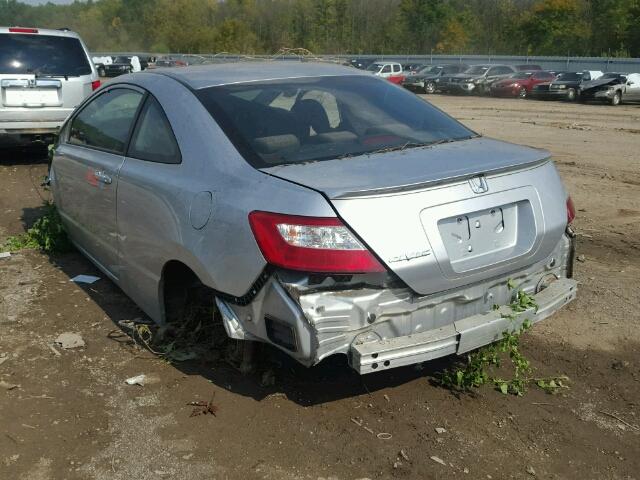 2HGFG12868H506908 - 2008 HONDA CIVIC SILVER photo 3