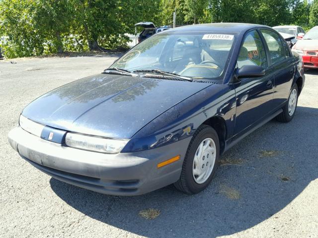 1G8ZF5284XZ164552 - 1999 SATURN SL BLUE photo 2