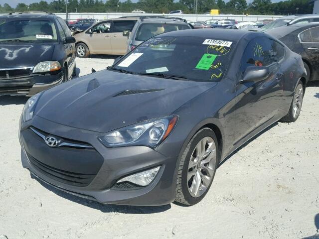 KMHHU6KJ4DU081580 - 2013 HYUNDAI GENESIS CO GRAY photo 2