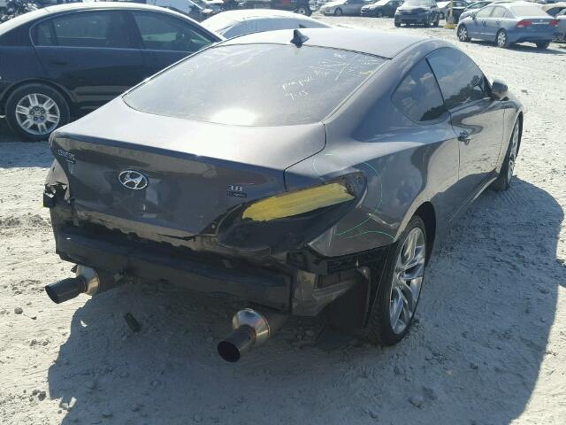 KMHHU6KJ4DU081580 - 2013 HYUNDAI GENESIS CO GRAY photo 4