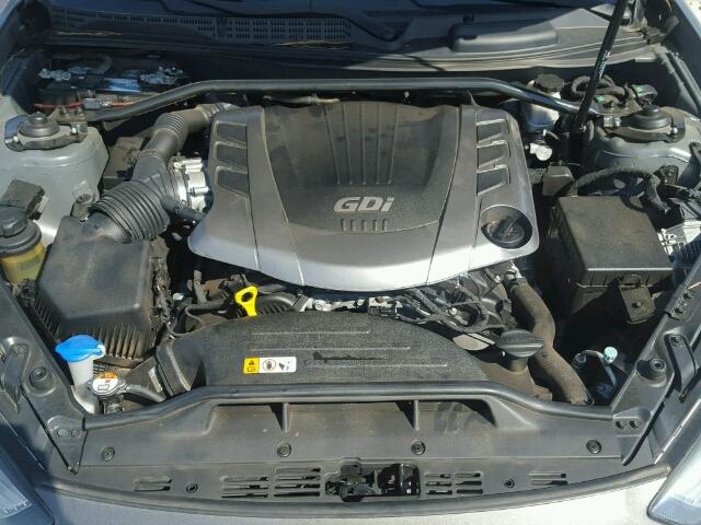 KMHHU6KJ4DU081580 - 2013 HYUNDAI GENESIS CO GRAY photo 7