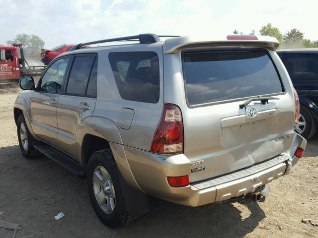 JTEBT14R840037507 - 2004 TOYOTA 4RUNNER SR TAN photo 3