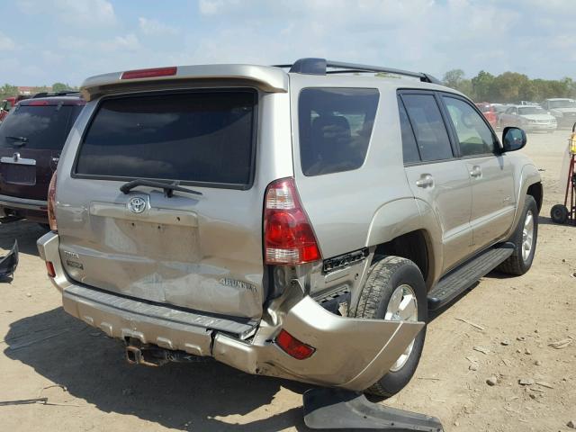 JTEBT14R840037507 - 2004 TOYOTA 4RUNNER SR TAN photo 4