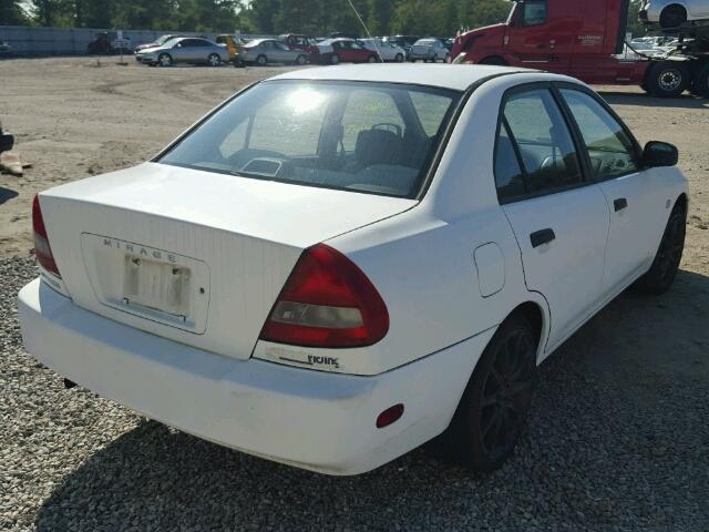 JA3AY26A7WU026099 - 1998 MITSUBISHI MIRAGE DE WHITE photo 4