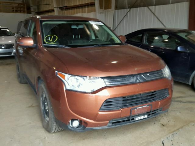 JA4AZ3A36EZ002367 - 2014 MITSUBISHI OUTLANDER ORANGE photo 1