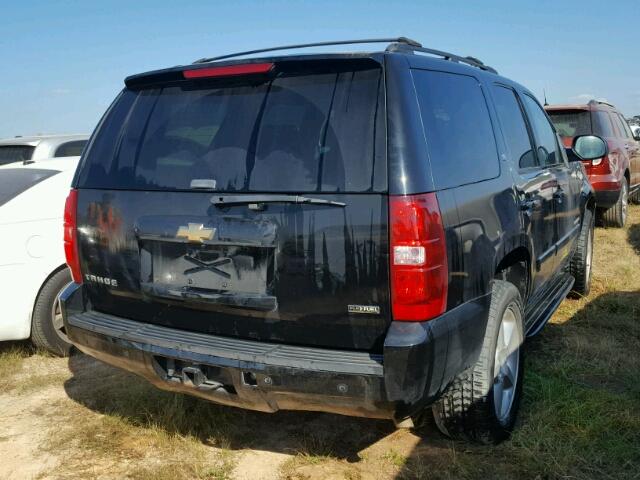 1GNFC13048R110177 - 2008 CHEVROLET TAHOE BLACK photo 4