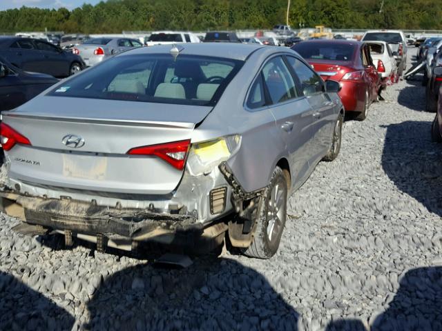 5NPE24AF4GH267343 - 2016 HYUNDAI SONATA SILVER photo 4