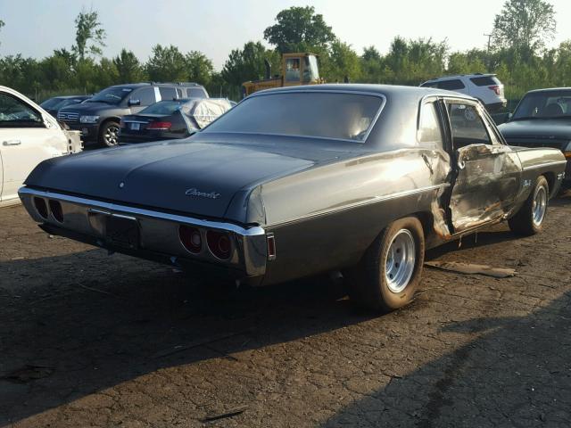 156118U203046 - 1968 CHEVROLET BEL AIR GRAY photo 4