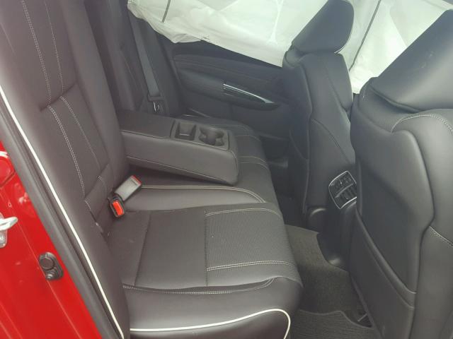 19UUB3F55JA001478 - 2018 ACURA TLX TECH RED photo 6