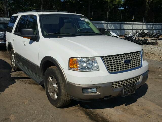 1FMFU18L83LB36619 - 2003 FORD EXPEDITION WHITE photo 1