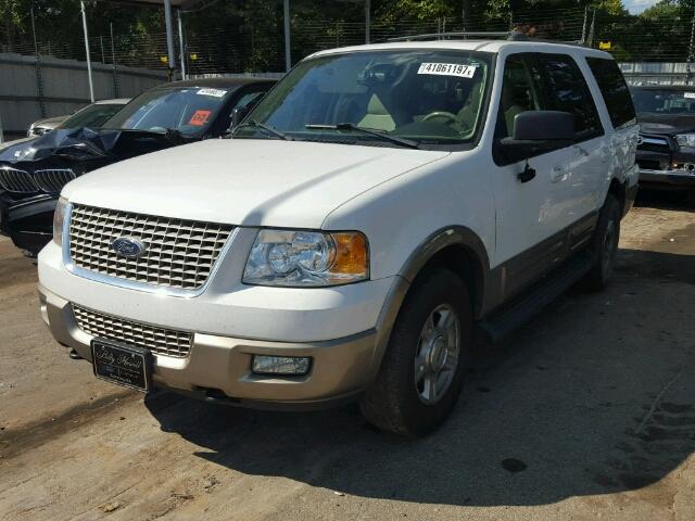 1FMFU18L83LB36619 - 2003 FORD EXPEDITION WHITE photo 2