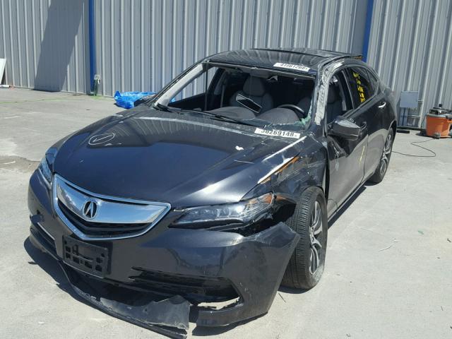 19UUB1F35FA010417 - 2015 ACURA TLX GRAY photo 2