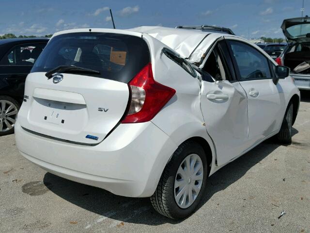 3N1CE2CP1FL369757 - 2015 NISSAN VERSA NOTE WHITE photo 4