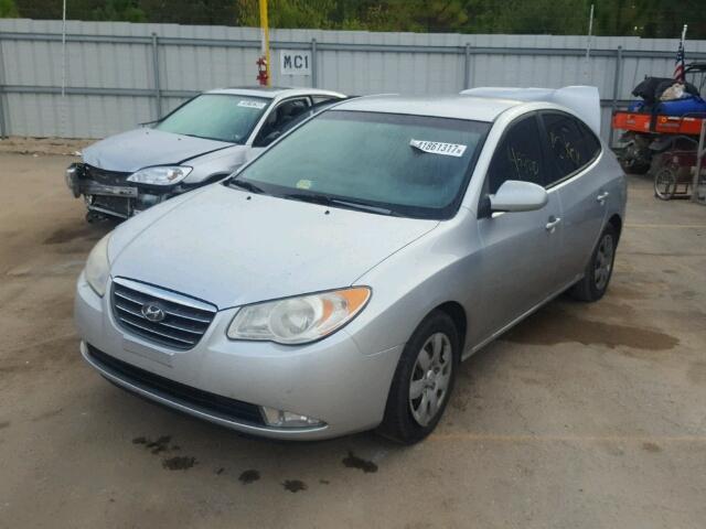 KMHDU46D97U057237 - 2007 HYUNDAI ELANTRA SILVER photo 2