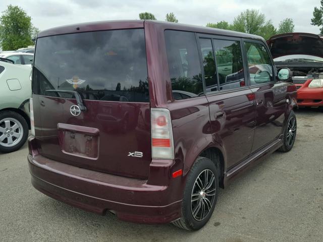 JTLKT334650212347 - 2005 TOYOTA SCION XB Қызыл фото 4