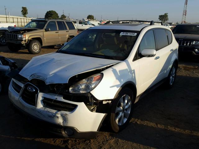 4S4WX86D574401279 - 2007 SUBARU B9 TRIBECA WHITE photo 2