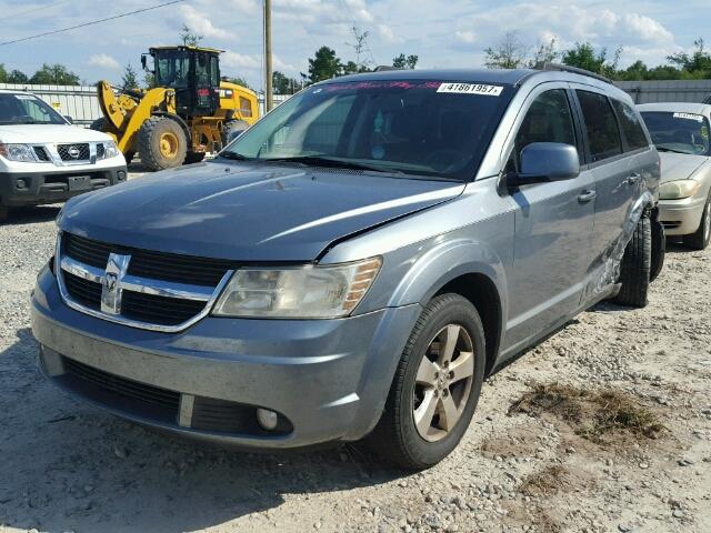 3D4PG5FV9AT202188 - 2010 DODGE JOURNEY BLUE photo 2